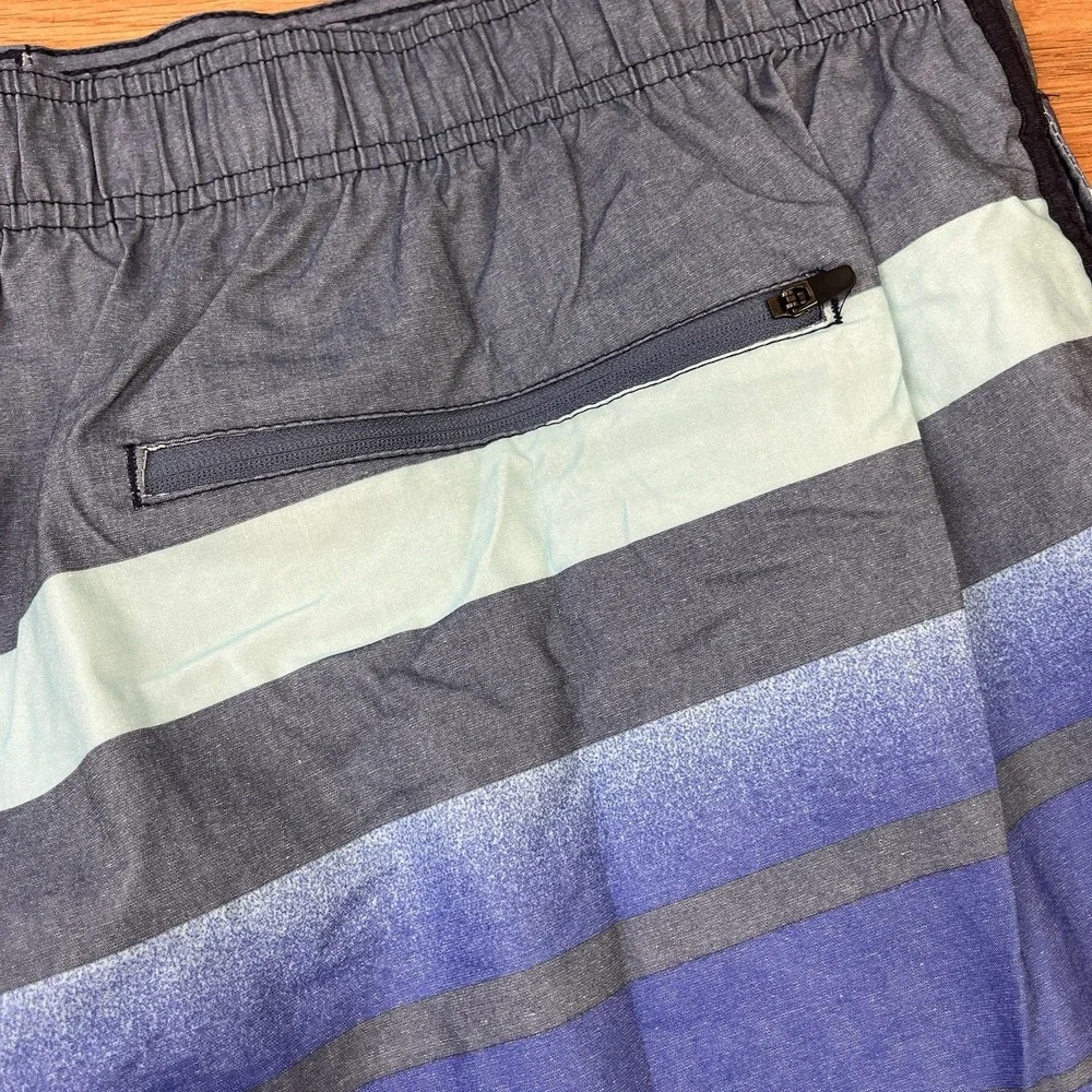 George‎ Mens' Swim Trunks Board Shorts Size 3XL (48-50) Lined Blue NEW
